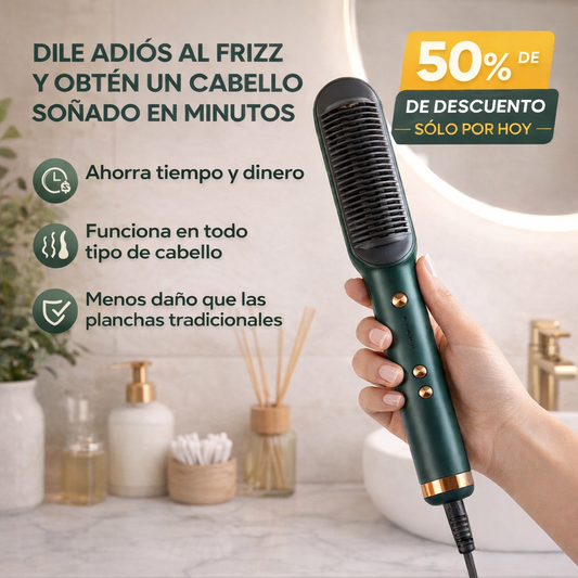 Cepillo Alisador Sleek Bivolt 3 en 1 PRO™