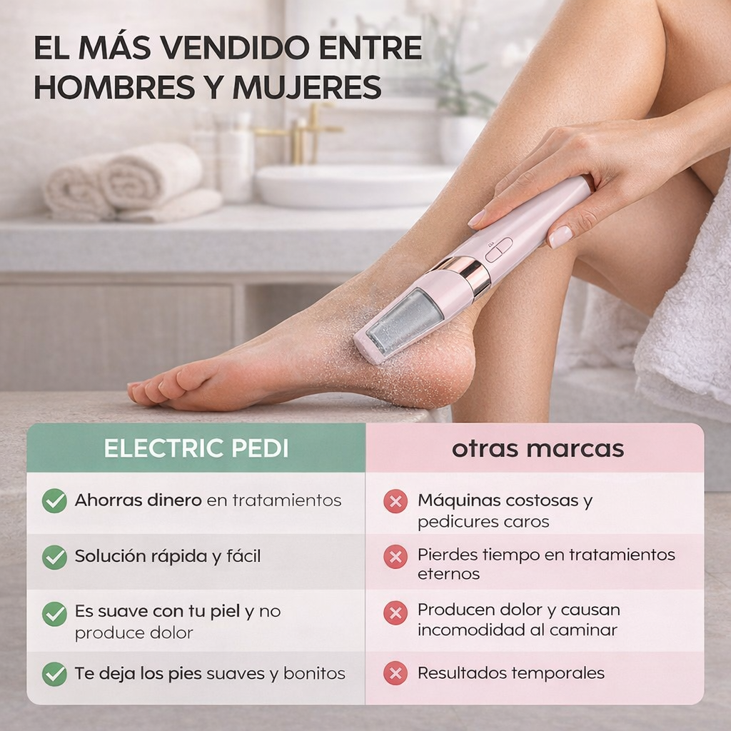 Electric Pedi PRO™- Lima Removedora de Callos Recargable