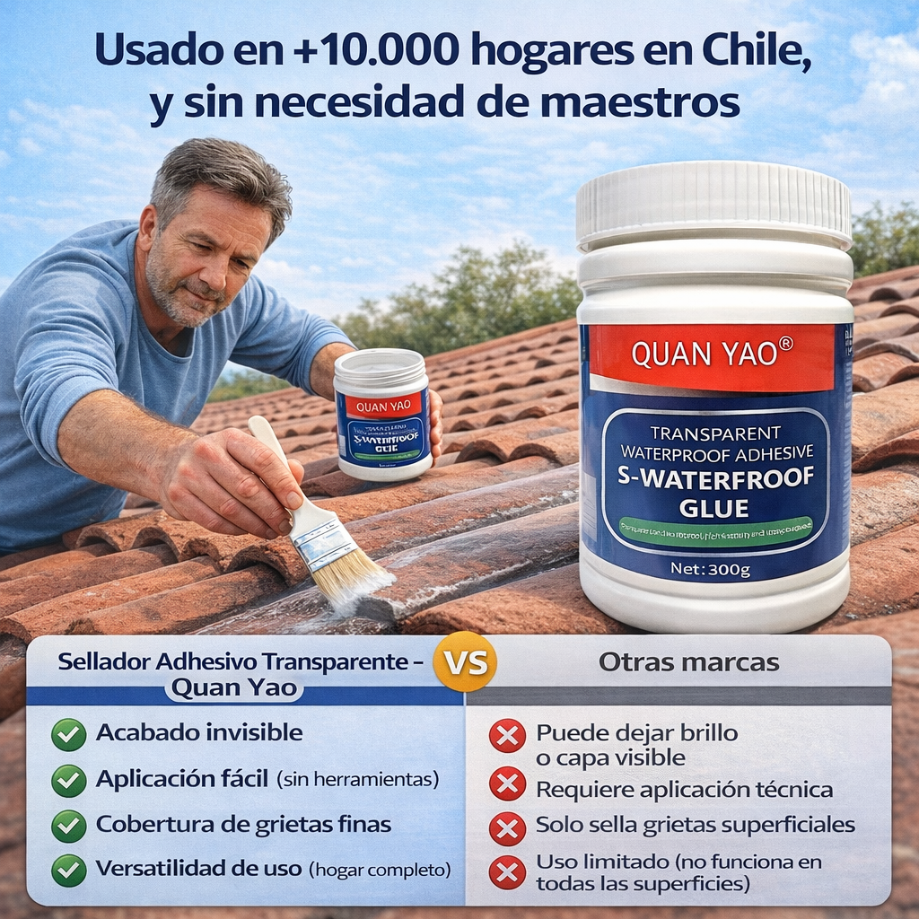 Sellador Adhesivo Impermeable Pack 4 Unidades - Protege tu hogar de la Humedad