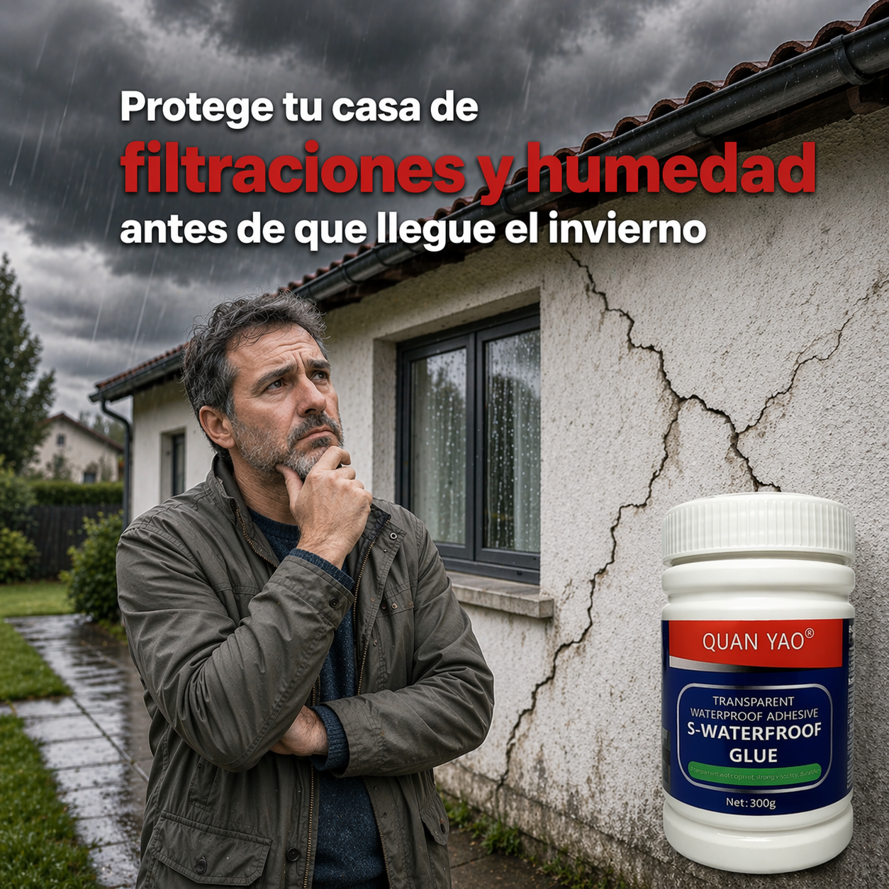 Sellador Adhesivo Impermeable Pack 4 Unidades - Protege tu hogar de la Humedad